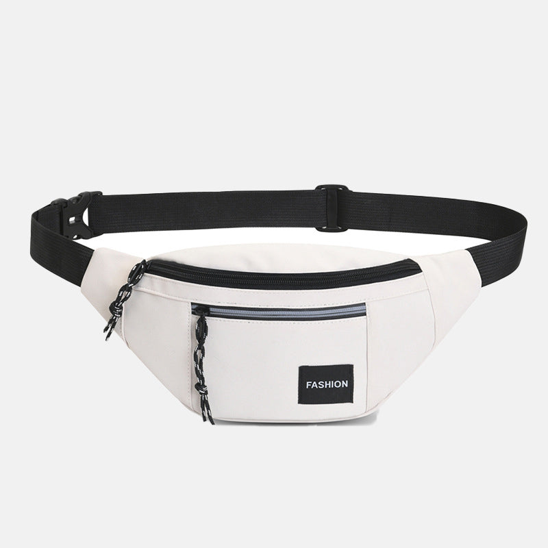 Women’s Oxford Cloth Double Zipper Fanny Packs image 2