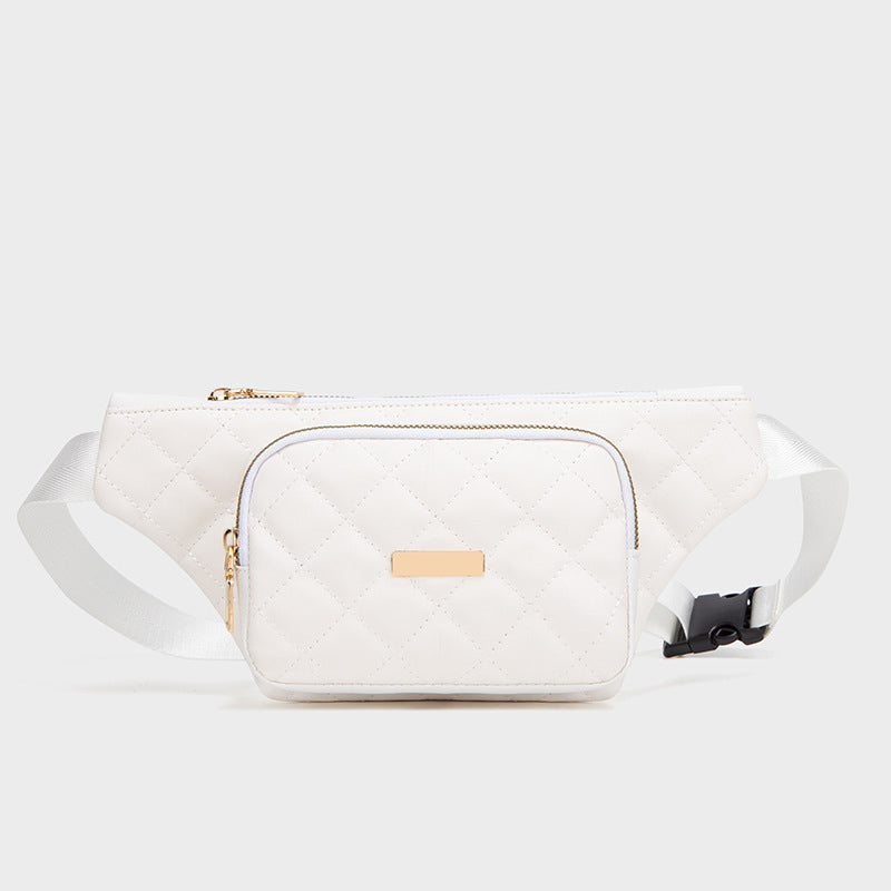 Women’s Quilted Multi-Pocket Cross Body Fanny Packs image 4
