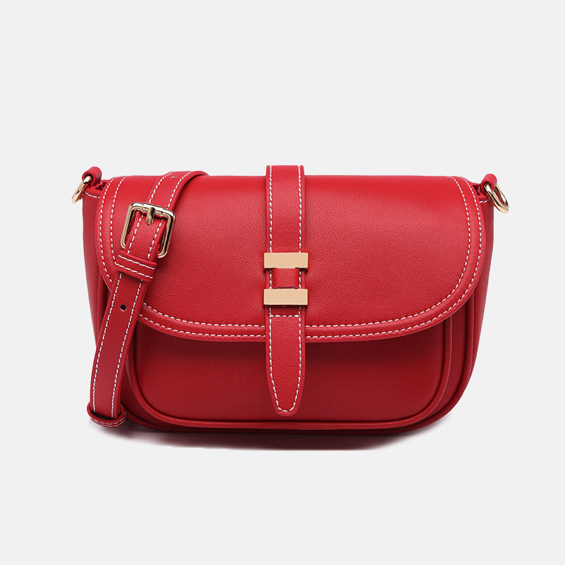 Women’s Genuine Leather Saddle Shoulder Bags image 7