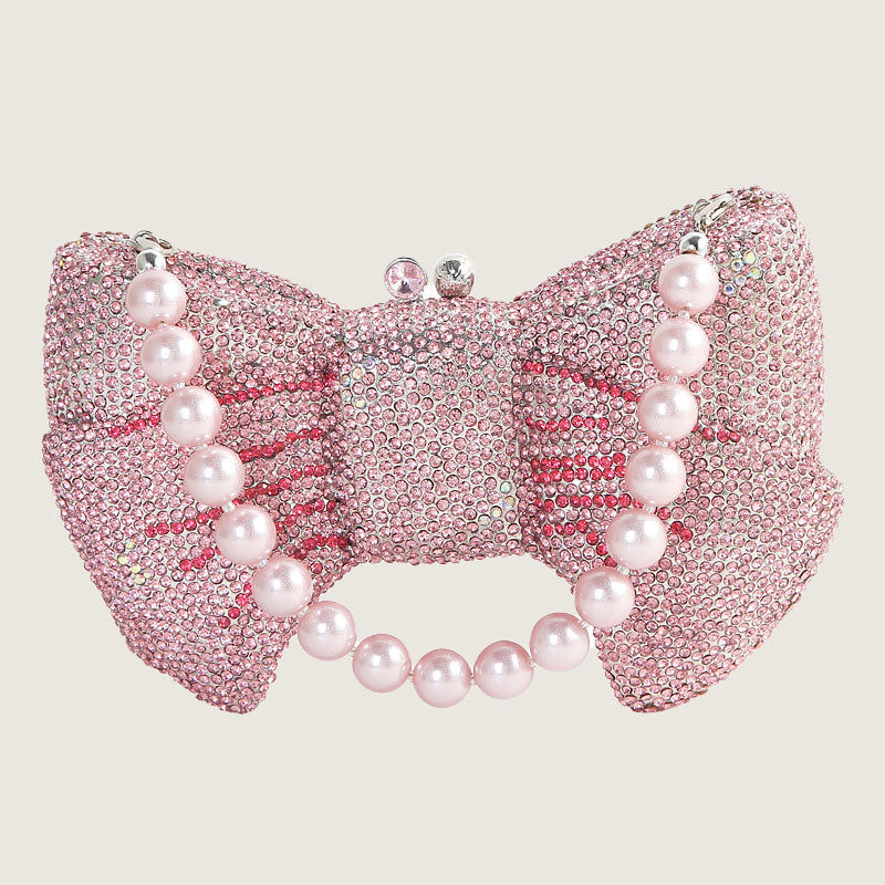 Women’s Bow of Rhinestones Evening Clutch image 4