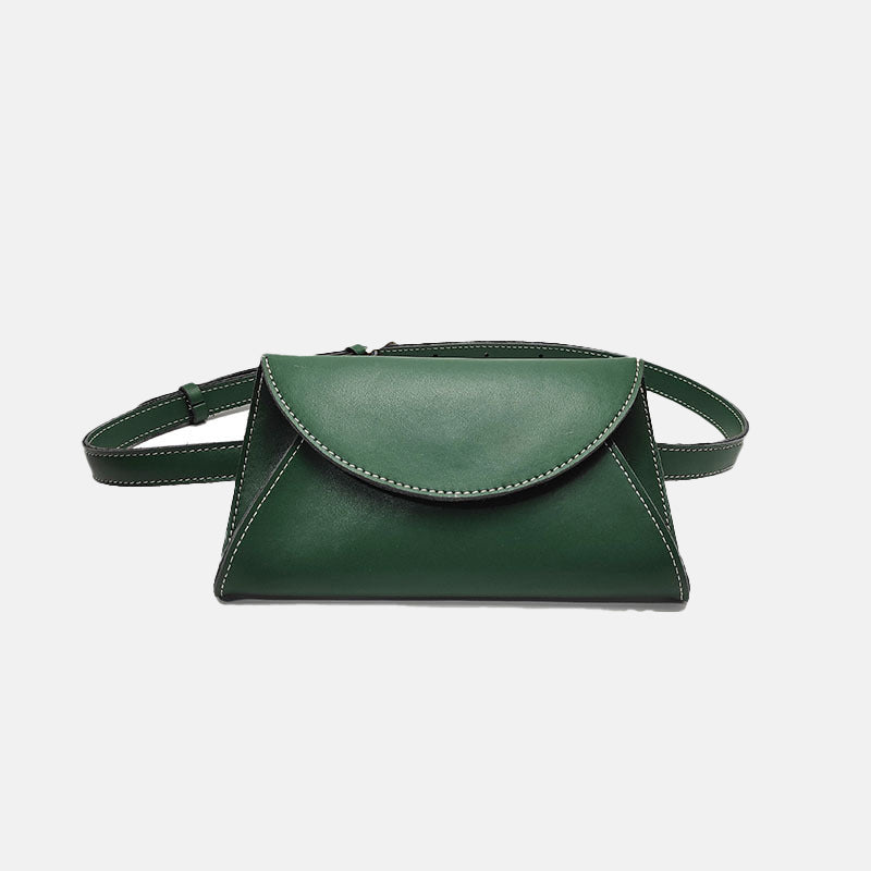 Women’s Genuine Leather Flap Waist Fanny Packs image 3