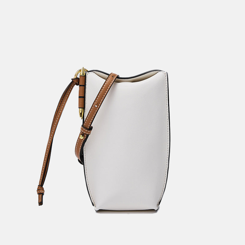 Women’s Genuine Leather Crossbody Mini Bucket Bags image 6