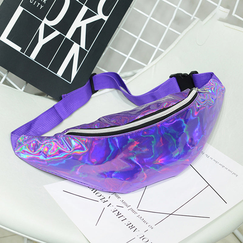 Women’s Holographic Slouchy Waist Pack Belt Bags image 8