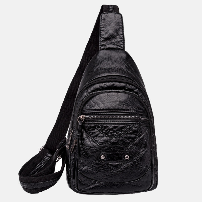 Women’s Vintage Vegan Leather Cross Body Sling Bags image 4