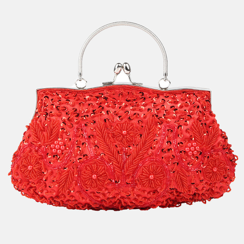 Women’s Beaded Sequined Evening Clutch Bags image 12