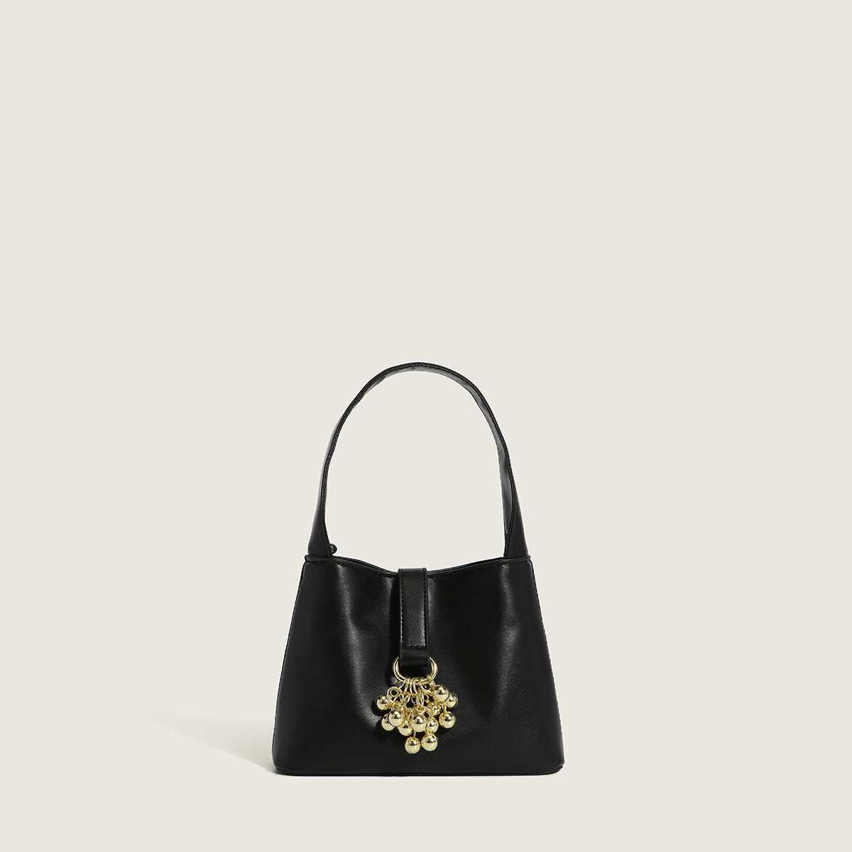 Women’s Gold Grapes Bucket Shoulder Bags in Vegan Leather image 5