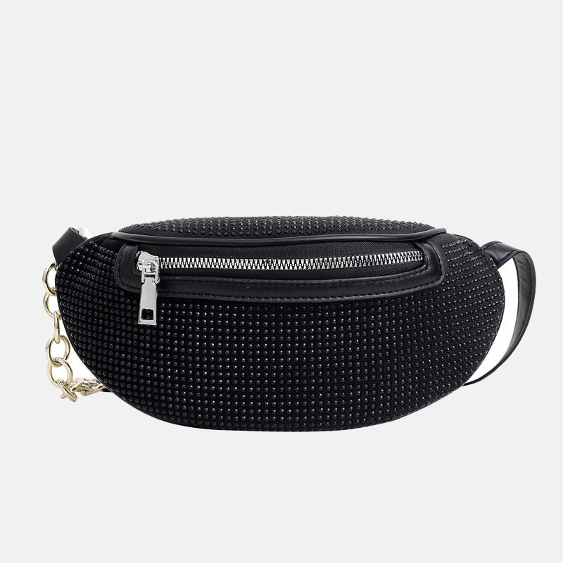 Women’s Rhinestones Chains Fanny Packs image 9