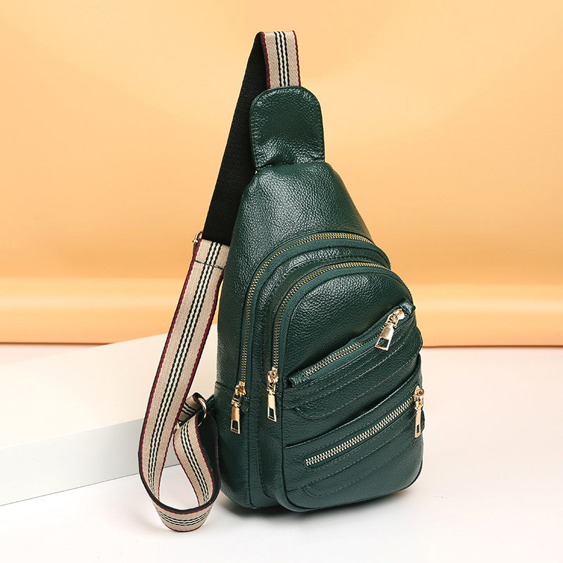 Women’s Multi-Zippers Crossbody Sling bags image 4