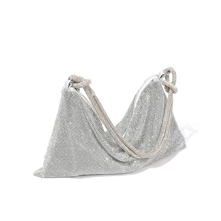 Women’s Rhinestones Evening Hobo Shoulder Bags image 2