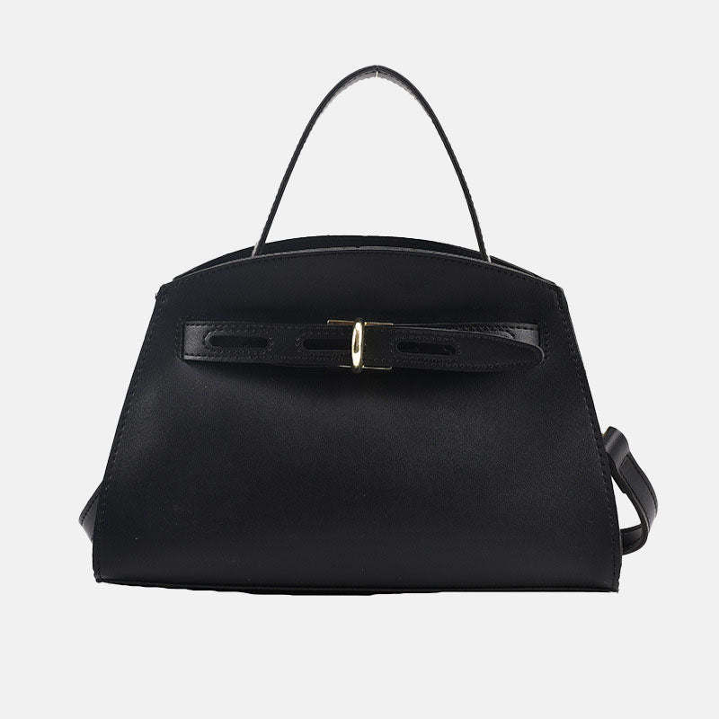 Women’s Top Handle Shoulder Satchels in Vegan Leather image