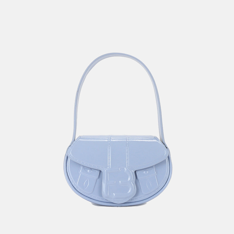 Women’s Velvet Flap Mini Saddle Shoulder Bags image 5