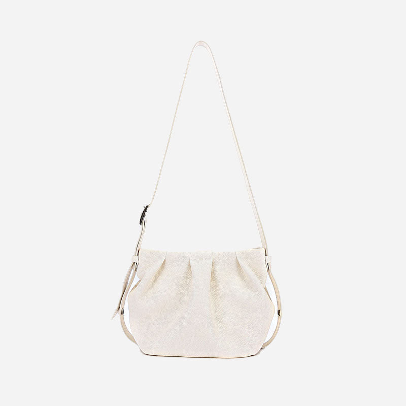 Women’s Slouchy Shoulder Clutch Bags in Genuine Leather image