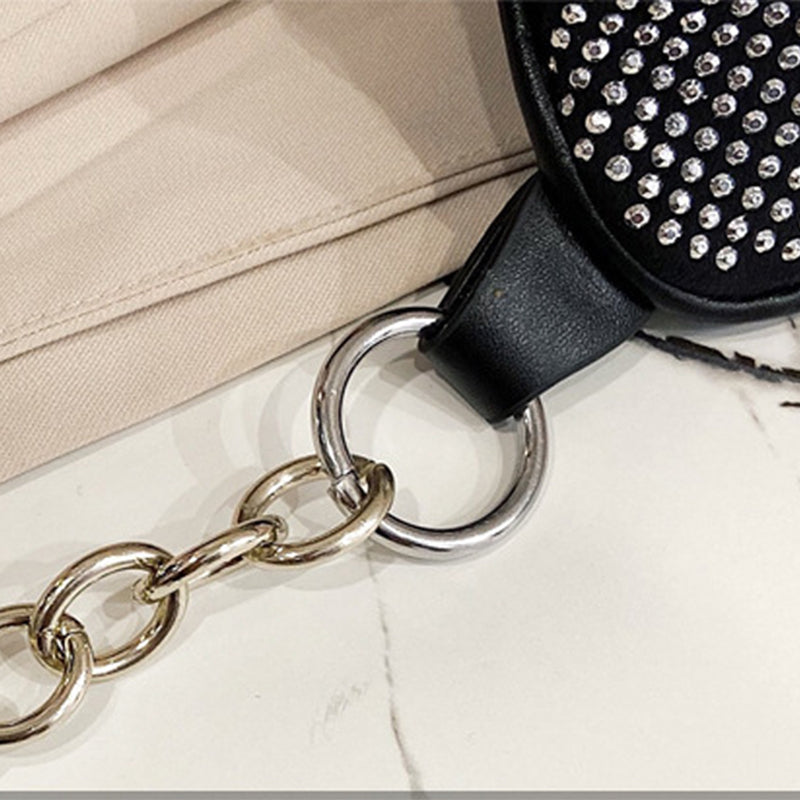 Women’s Rhinestones Chains Fanny Packs image 7