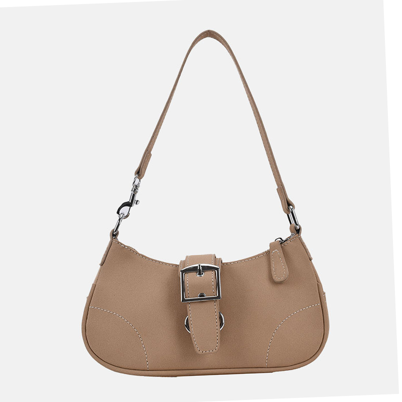 Women’s Buckle Baguette Bags in Vegan Leather image