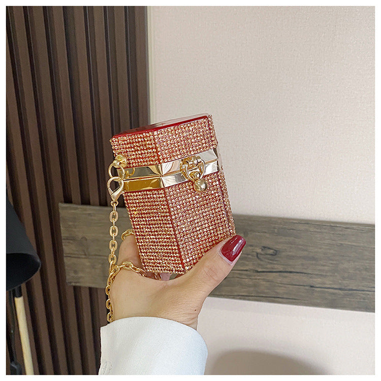 Women’s Mini Rhinestone Cylinder Evening Bags image 5
