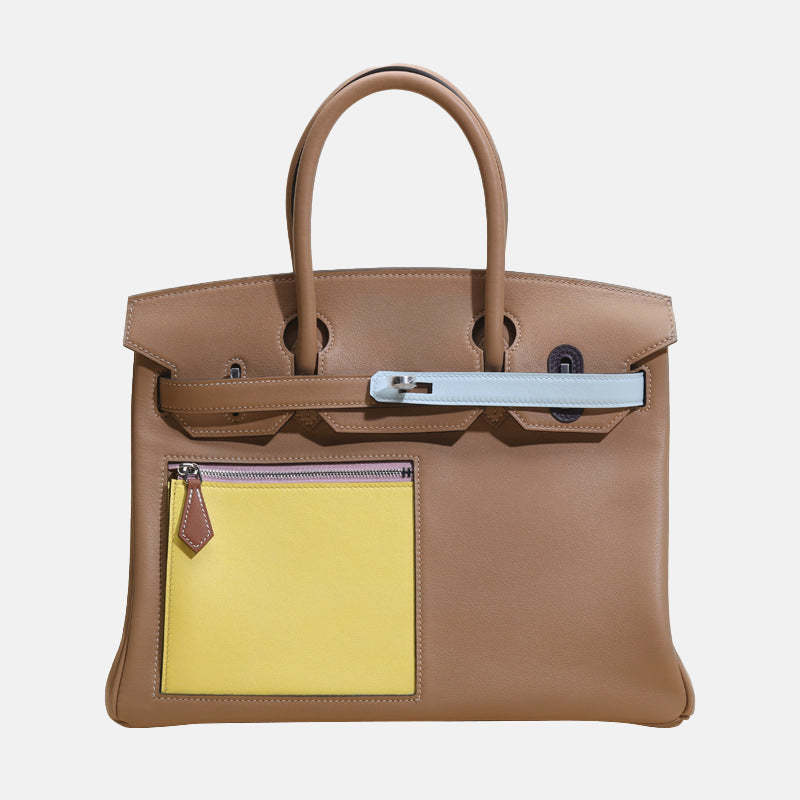 Women’s Handmade Full Grain Genuine Leather Top Handle Bags image 5