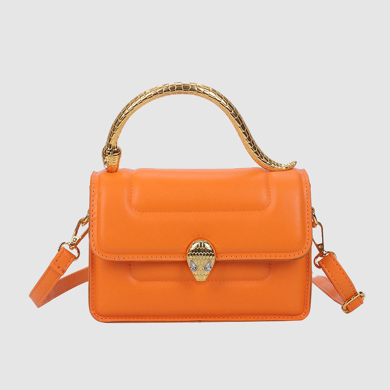Women’s Snake Top Handle Shoulder Handbags image