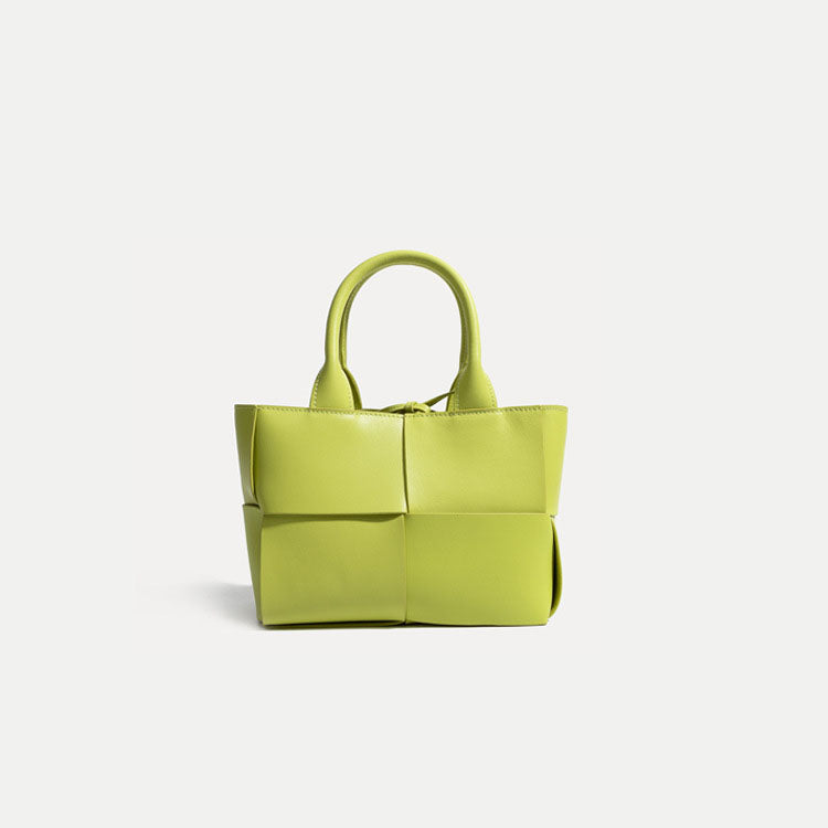 Women’s Woven Tote Bags in Genuine Leather image 4