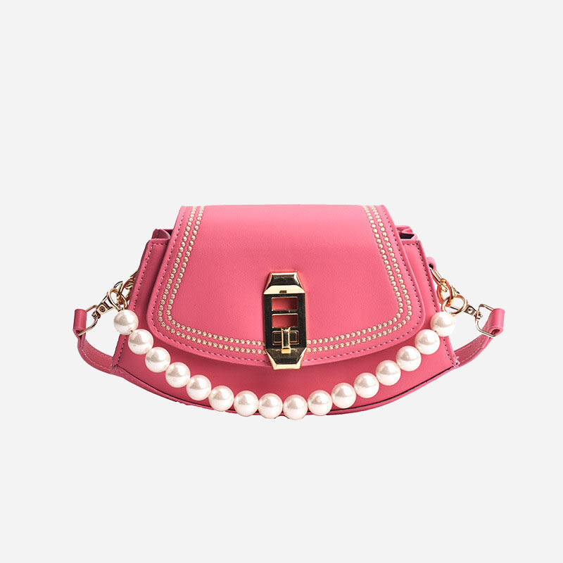 Women’s Pearls Flap Vegan Shoulder Bags image