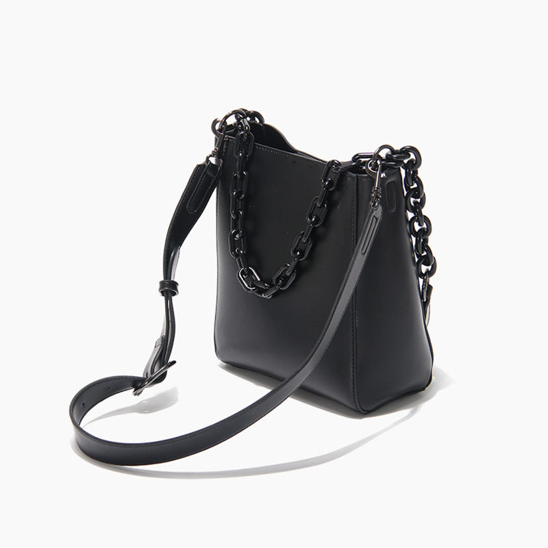 Women’s Minimalism Chains Tote Bags in Vegan Leather with Inner Bags image 6