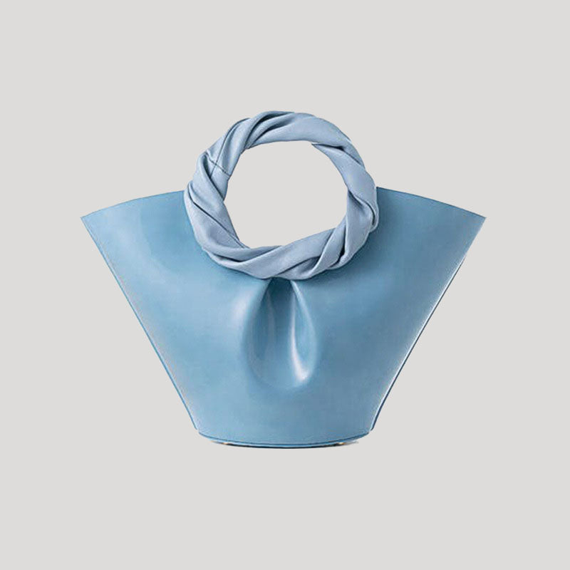 Women’s Minimal Twisted Handle Bucket Tote image