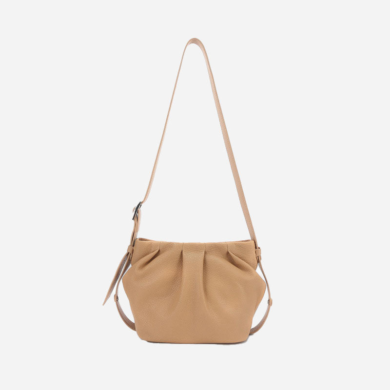 Women’s Slouchy Shoulder Clutch Bags in Genuine Leather image 7
