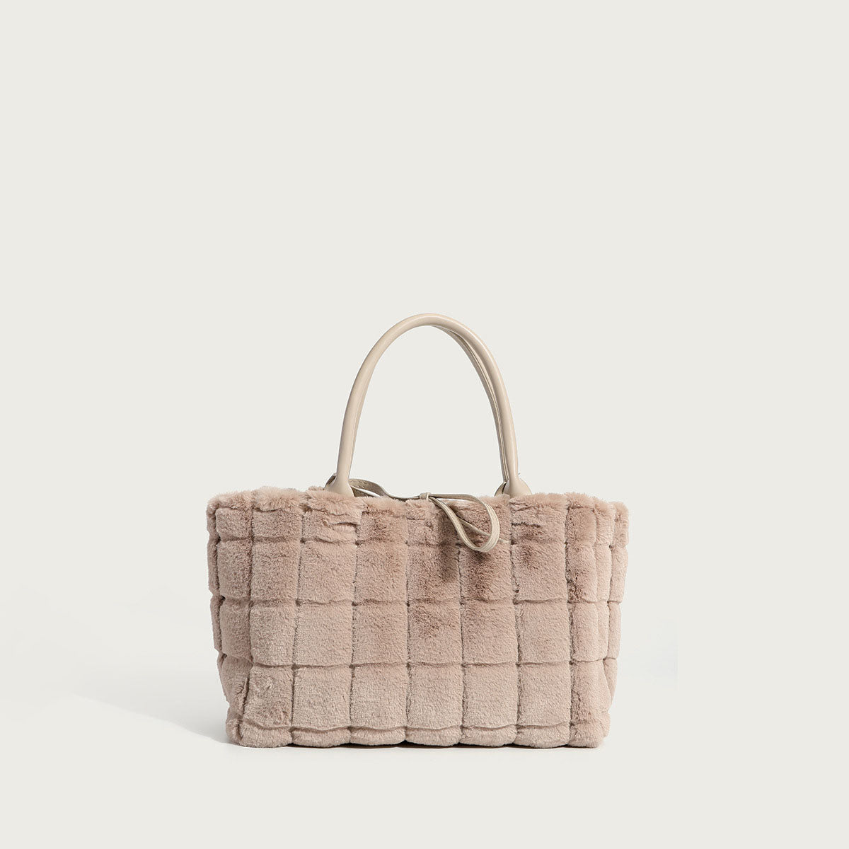 Women’s Fuzzy Woven Tote Bags image 6
