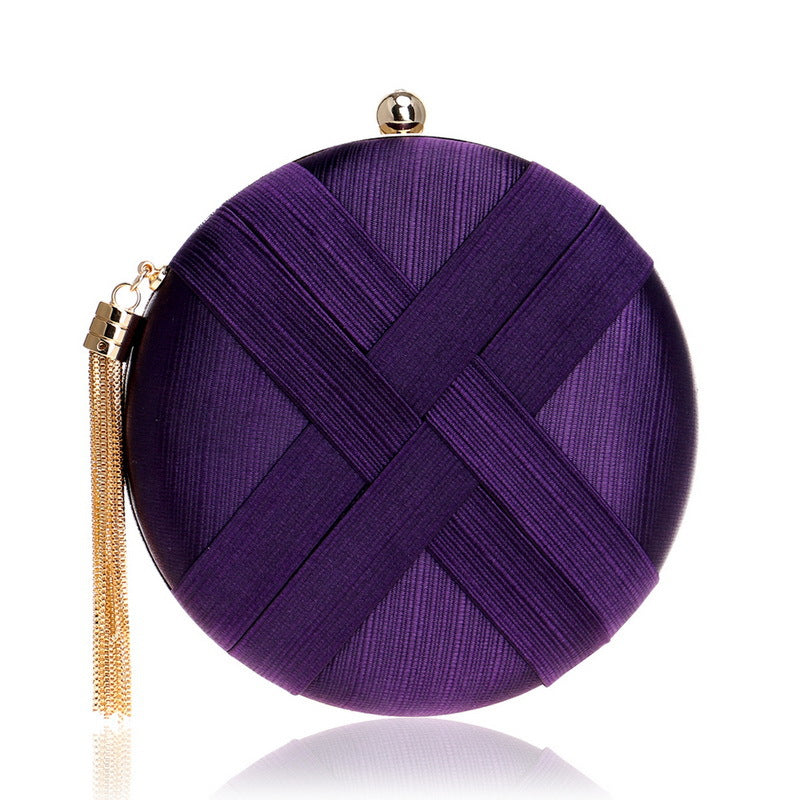 Women’s Round Tassel Evening Clutch Bags image 8
