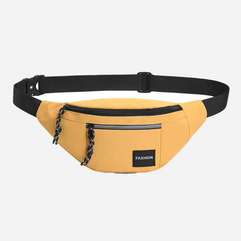 Women’s Oxford Cloth Double Zipper Fanny Packs image 3