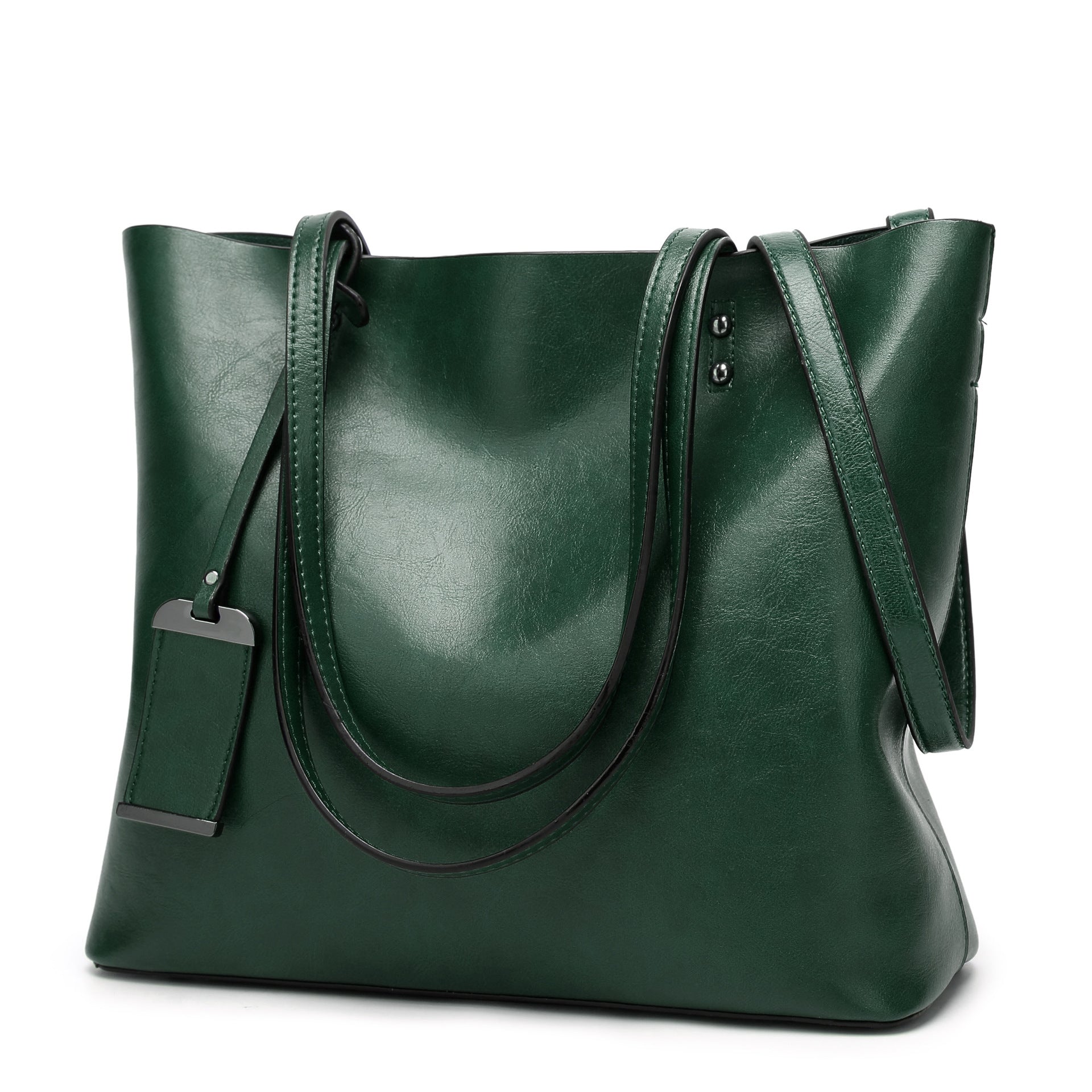 Women’s Soft Vegan Leather Minimal Tote Bags image 10