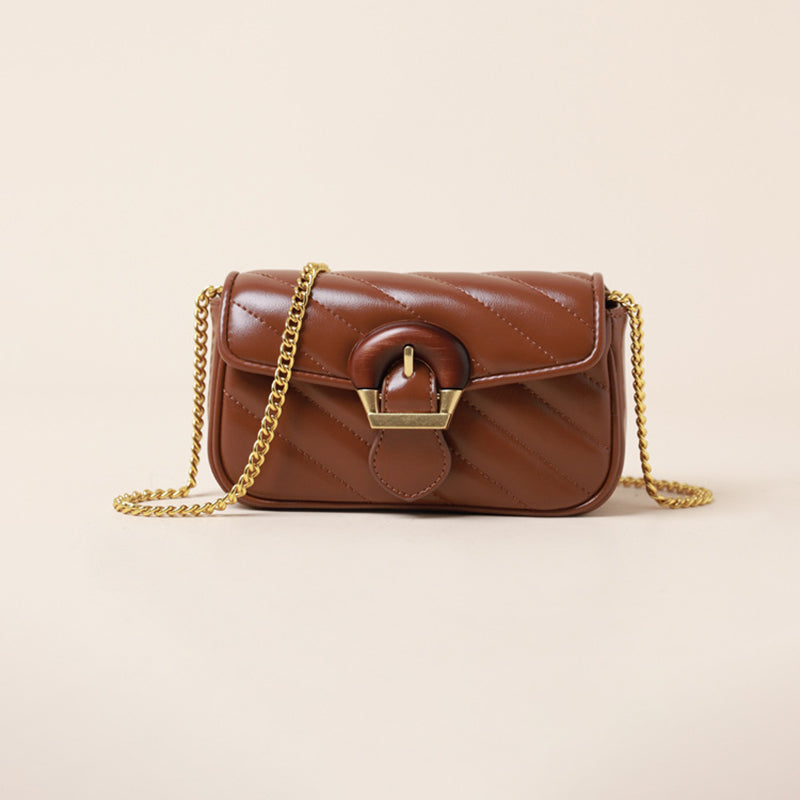 Women’s Quiilted Buckle Mini Crossbody Bags image