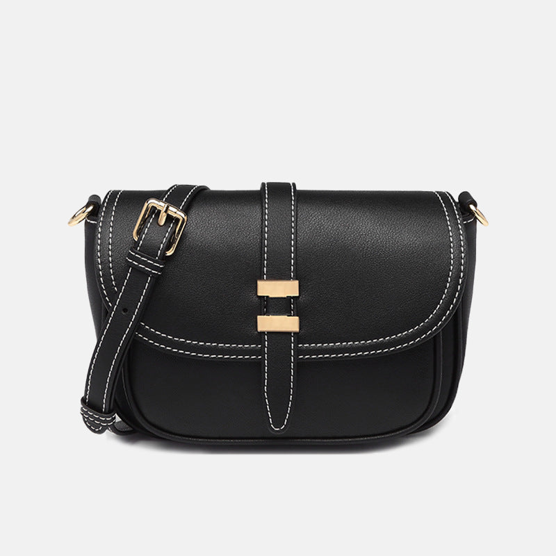 Women’s Genuine Leather Saddle Shoulder Bags image 6