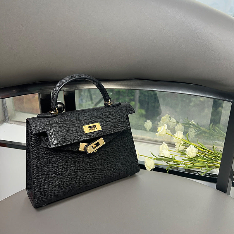 Women’s Lizard Print Genuine Leather Small Top Handle Bags with Shoulder Strap image 3