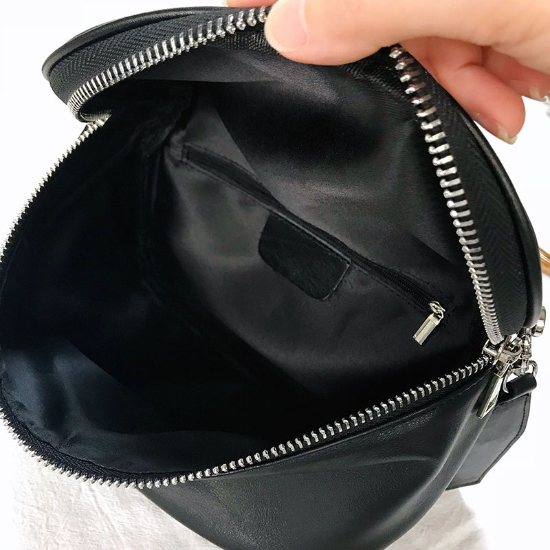 Women’s Leather Zipper Large Fanny Pack Belt Bags image 7