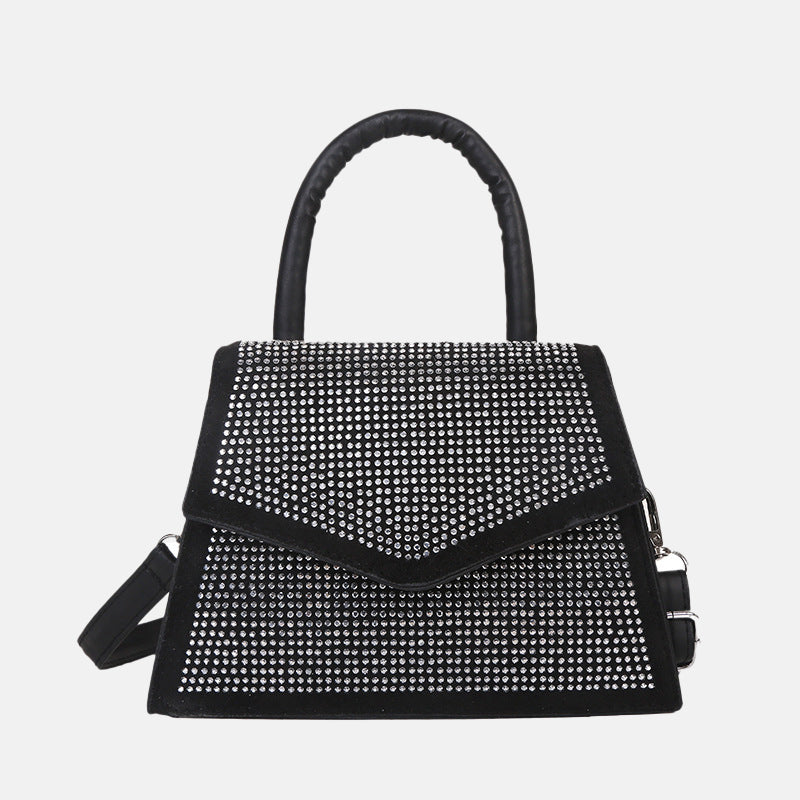 Women’s Rhinestones Flap Mini Top Handle Evening Bags image 2