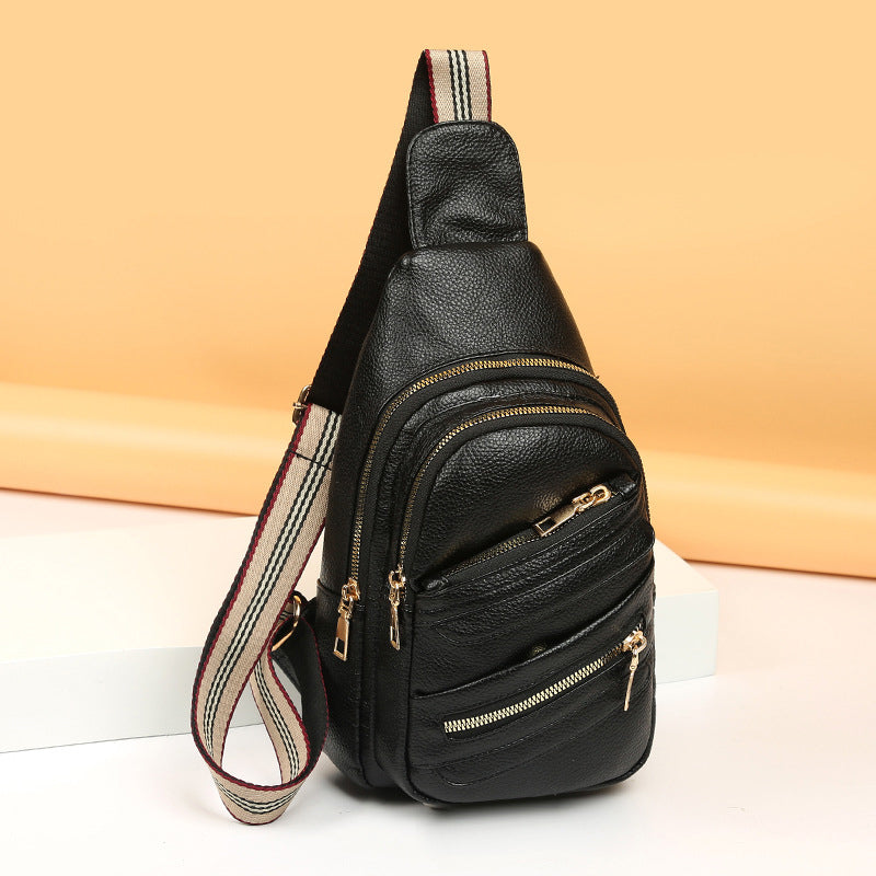 Women’s Multi-Zippers Crossbody Sling bags image 5