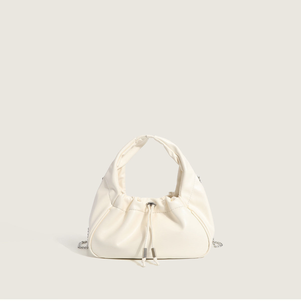 Women’s Vegan Slouchy Drawstring Bucket Bags image 5