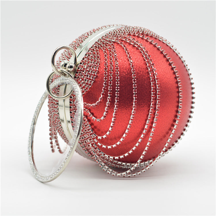 Women’s Rhinestone Chain Ball Evening Clutch image 5