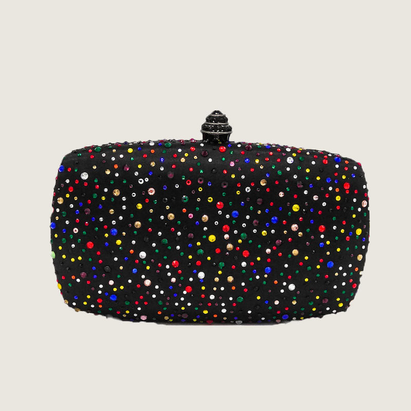 Women’s Rhinestones Evening Clutch in Satin image 8