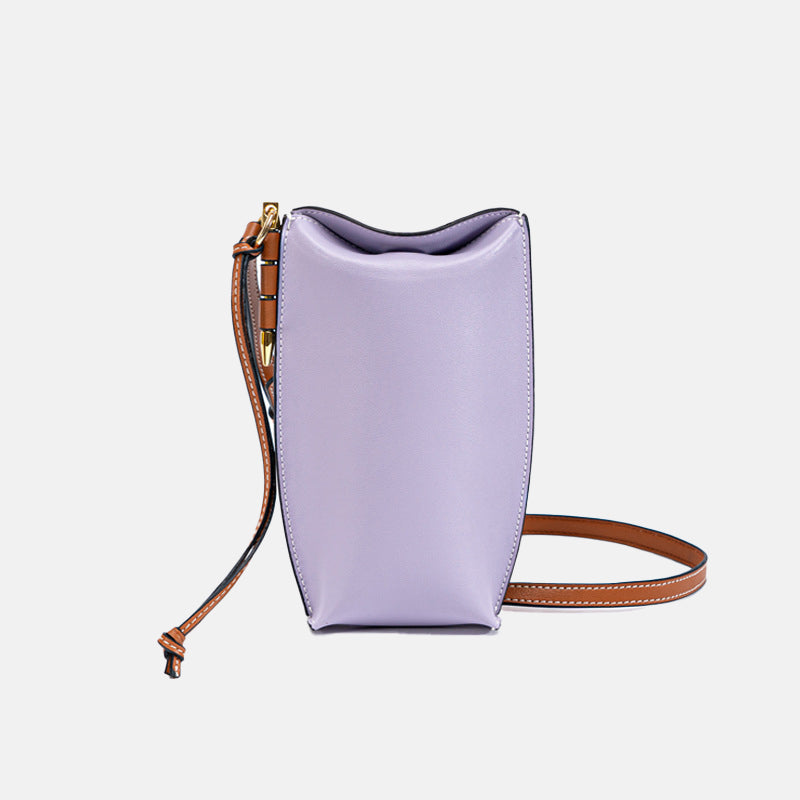 Women’s Genuine Leather Crossbody Mini Bucket Bags image 8