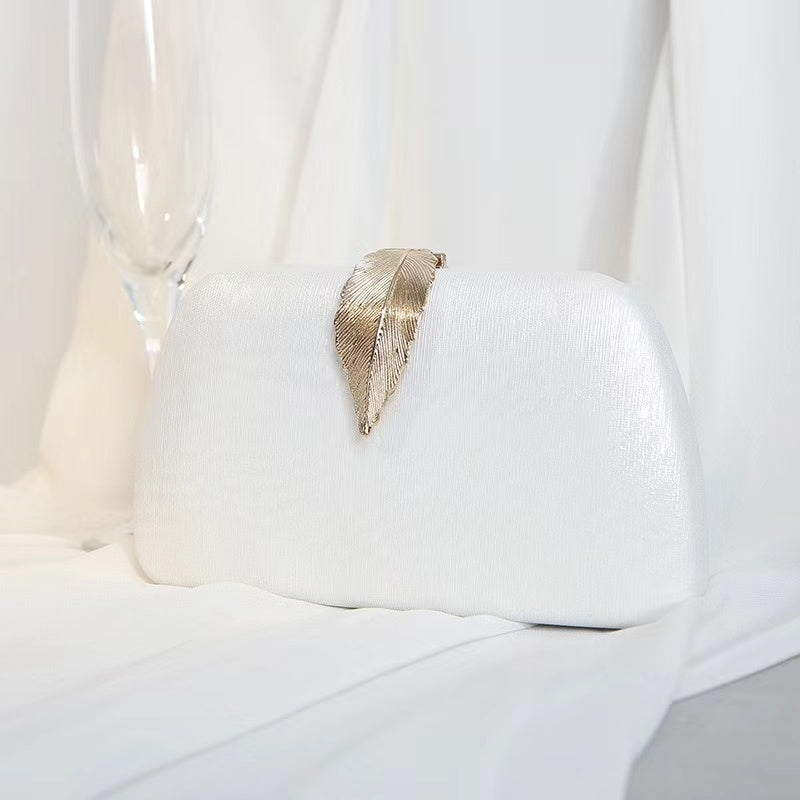 Women’s Leaves Glitter Prom Clutch Bags image 8