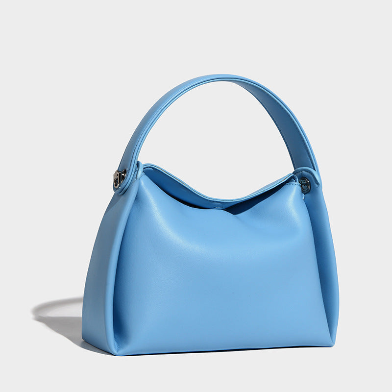 Women’s Minimal Top Handle Shoulder Bags in Vegan Leather image 5