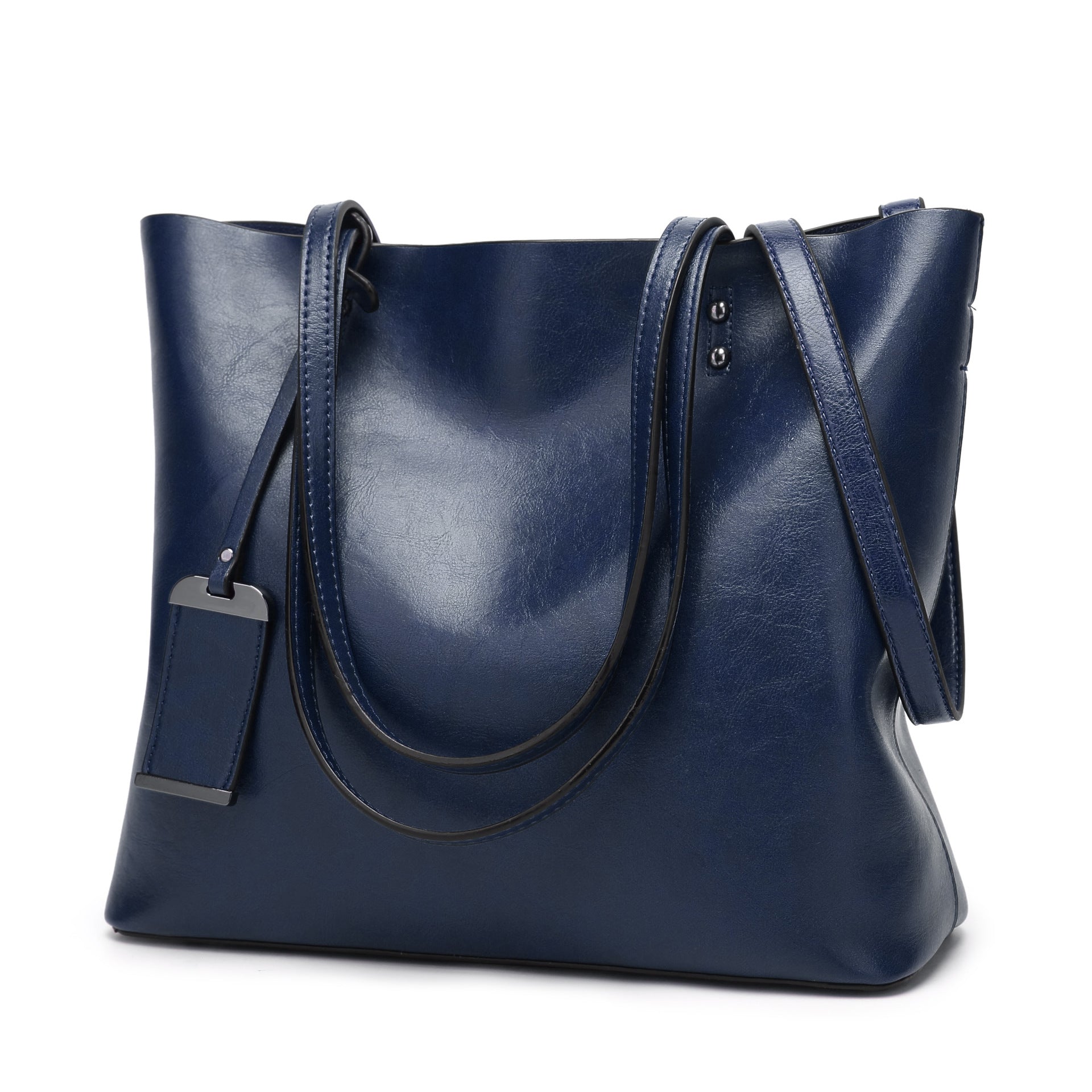 Women’s Soft Vegan Leather Minimal Tote Bags image 11