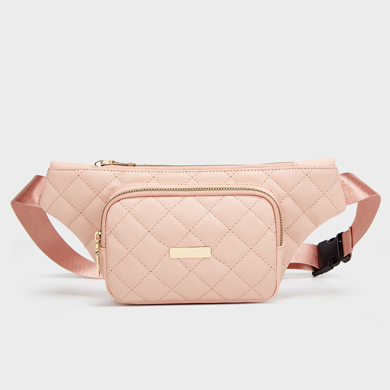 Women’s Quilted Multi-Pocket Cross Body Fanny Packs image 5