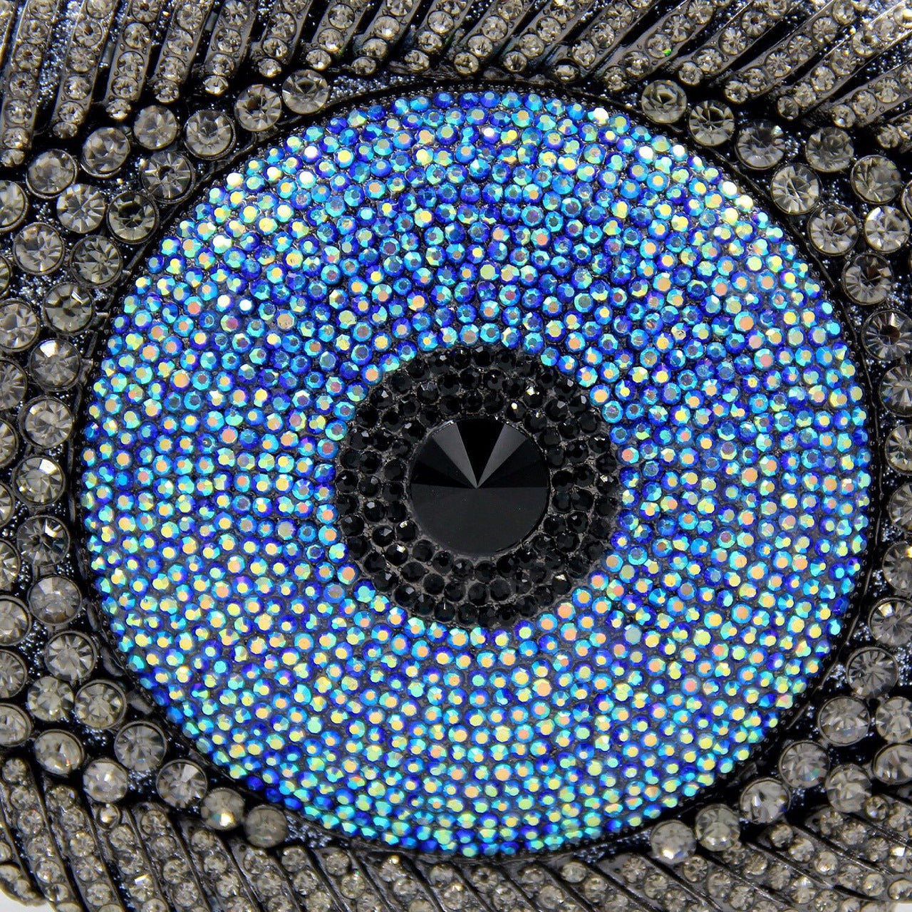 Women’s EYE SEE U Rhinestone Evening Clutch bags Handmade image 8