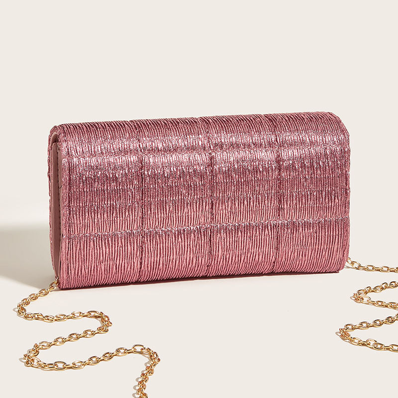 Women’s Quilted Bling Bling Crossbody Evening Clutch Bags image 7