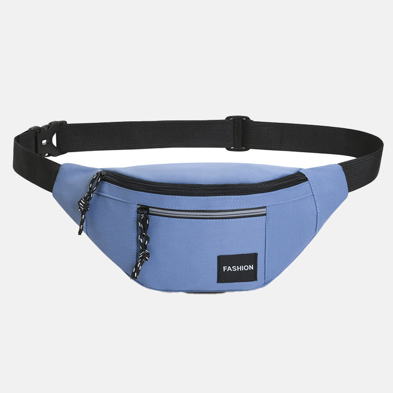 Women’s Oxford Cloth Double Zipper Fanny Packs image 4