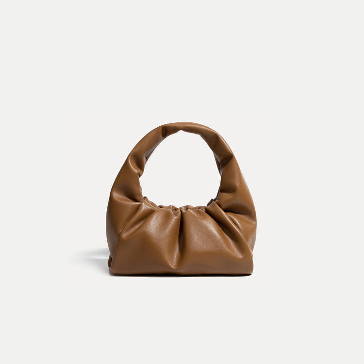 Women’s Slouchy Hand Clutch in Genuine Leather image