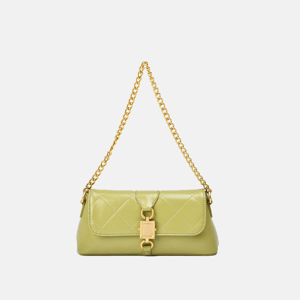 Women’s Chains Flap Baguette Bags Shoulder Bags image