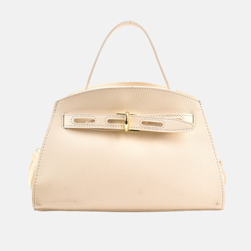 Women’s Top Handle Shoulder Satchels in Vegan Leather image 2